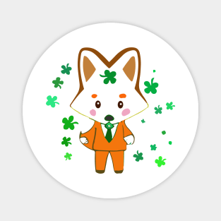 on St. Patrick’s Day boy Flash Magnet